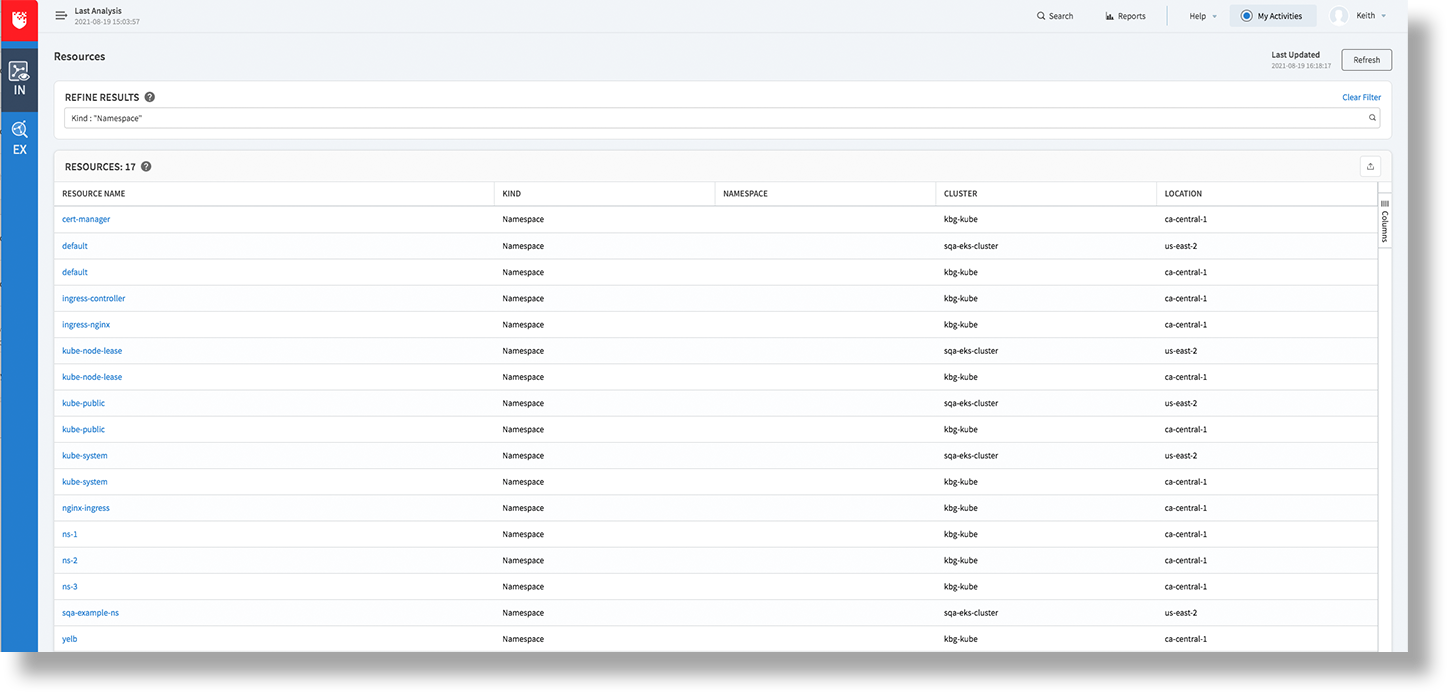 EKS Inventories can be monitored and examined for internet exposure with ease. RedSeal Stratus you can quickly identify and fix any vulnerabilities.