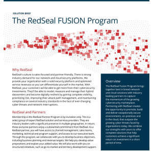 The RedSeal Fusion Program